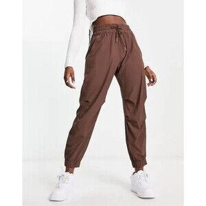 Abercrombie And Fitch Y2K Maroon Cargo Joggers High Rise 90s Streetwear Size M